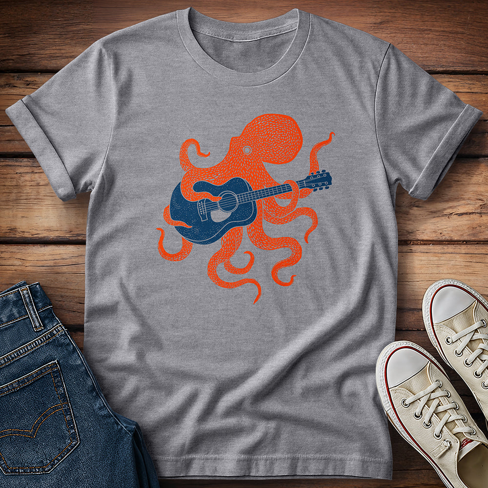 Octopus Playing Guitar T-Shirt
