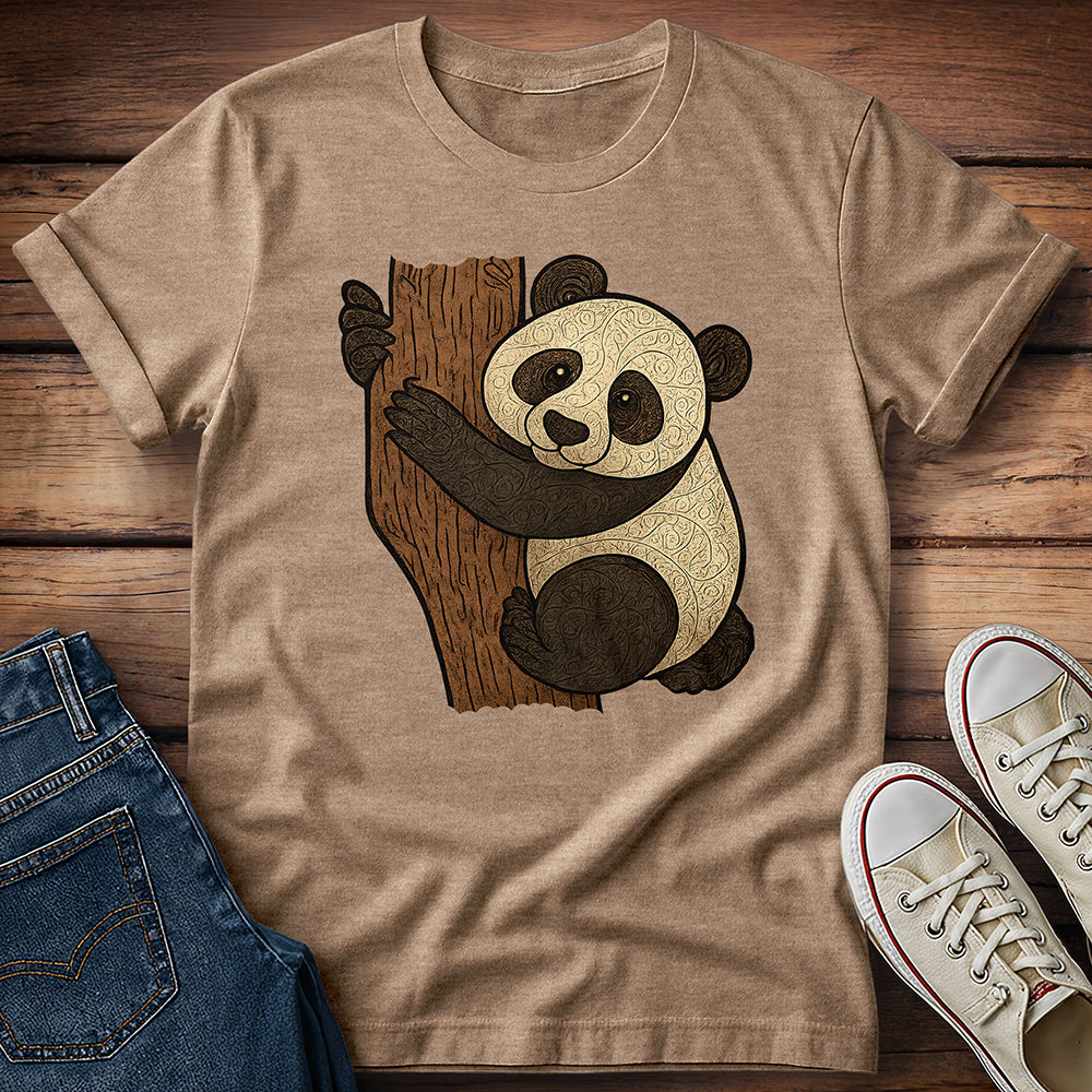 Panda on Tree T-Shirt
