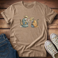 Zen Tea Cats - Paws and Reflect T-Shirt
