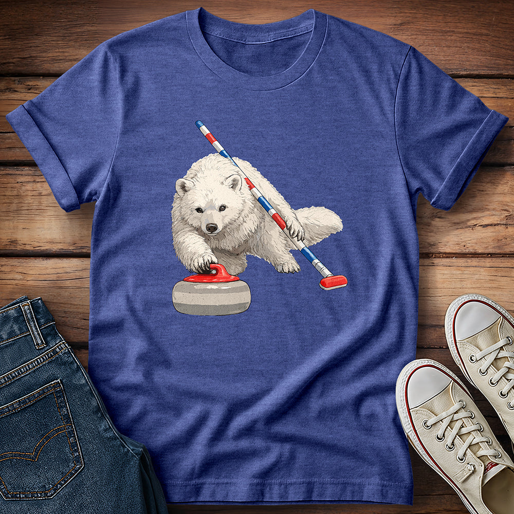 International Federation of Snowfox Curling T-Shirt