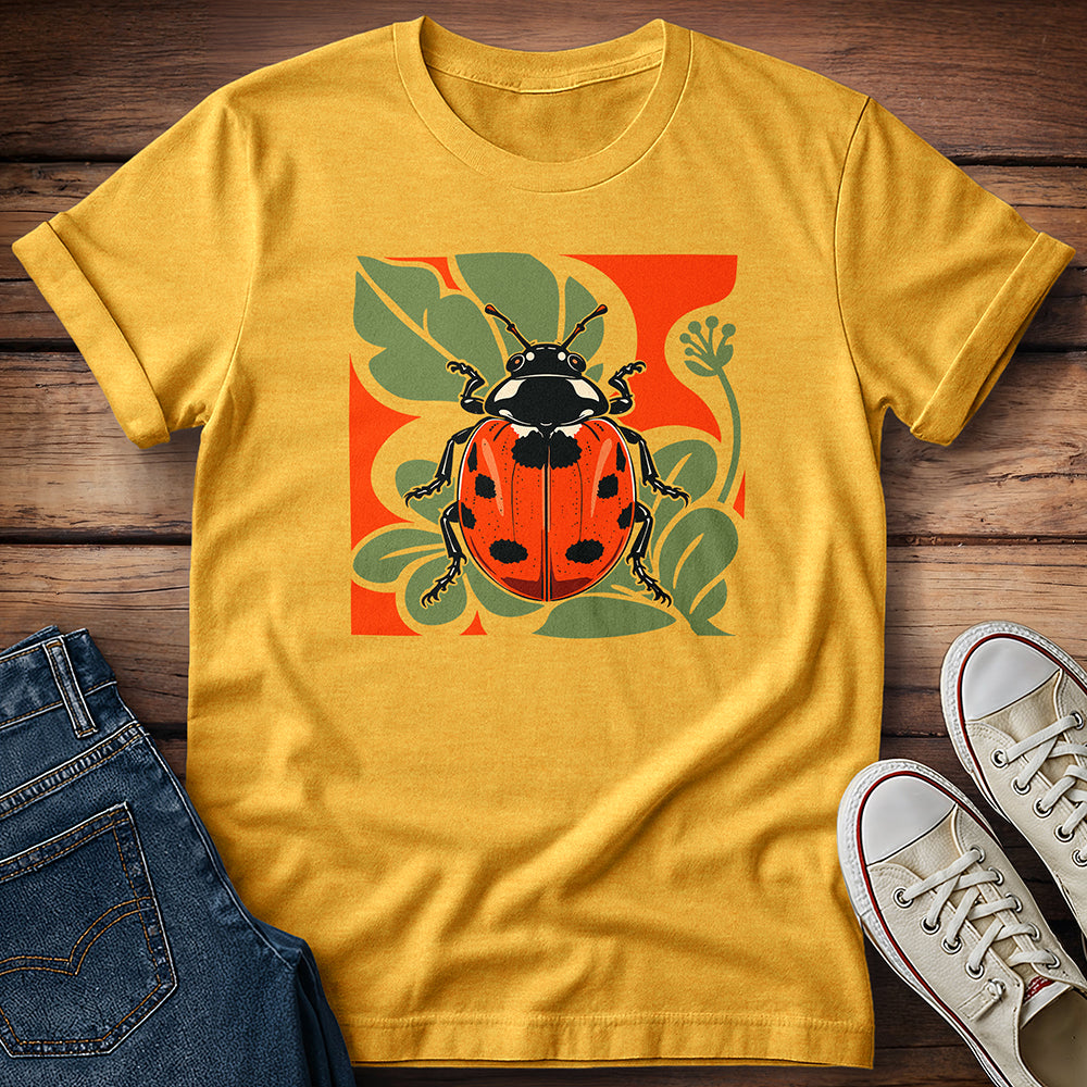 Floral Ladybug T-Shirt