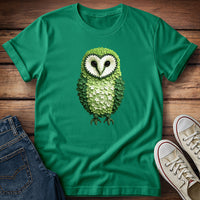Irish Barn Owl Shamrock T-Shirt