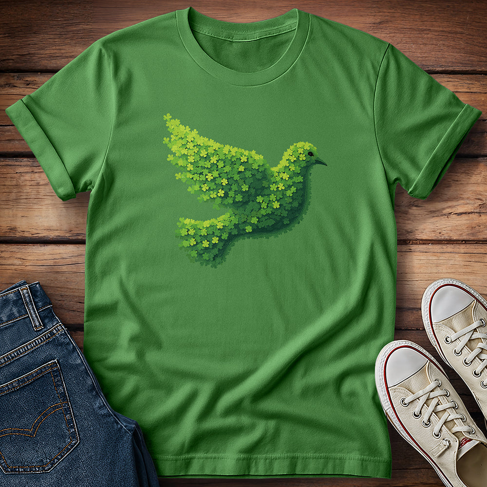 Shamrock Clover Dove T-Shirt