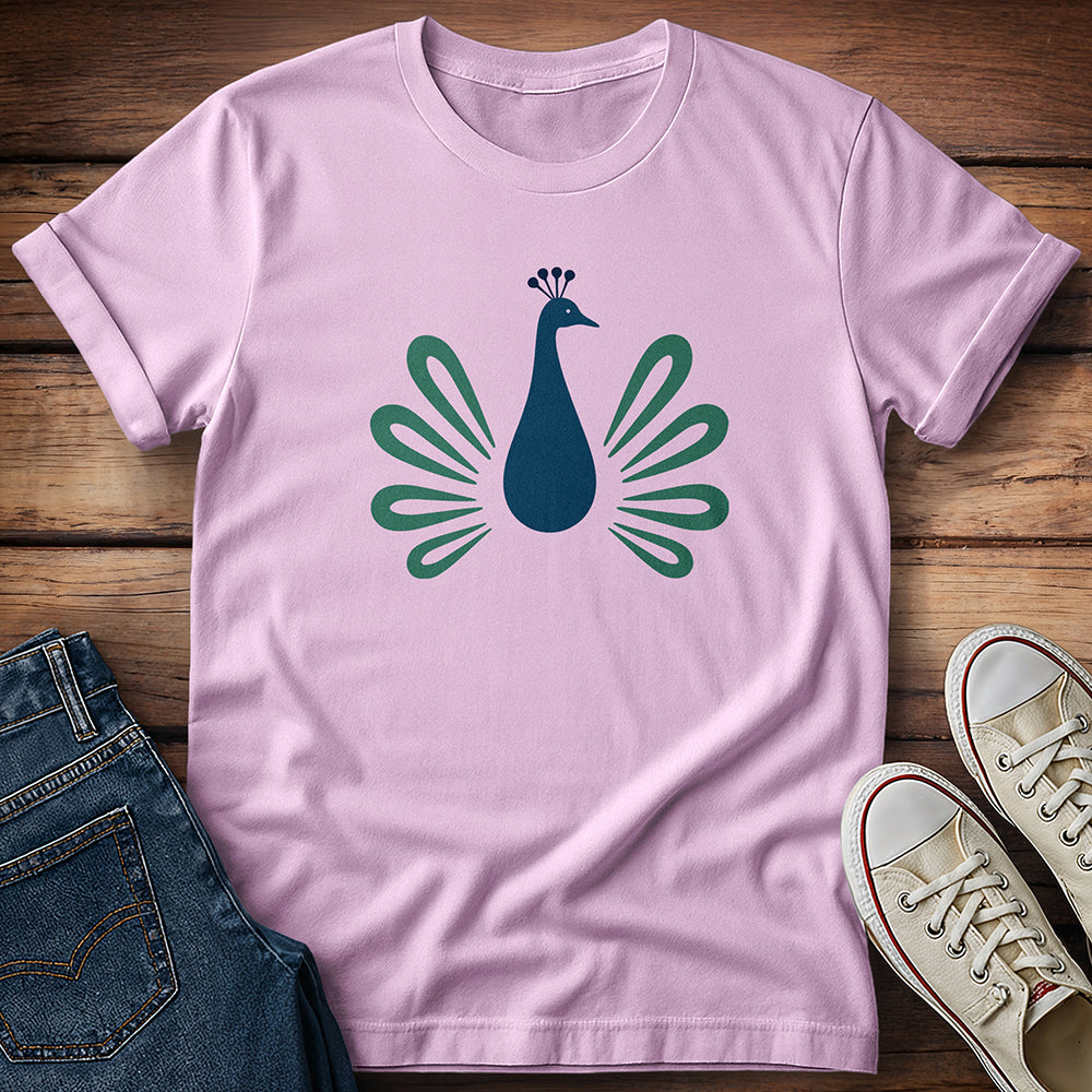 Playful Peacock T-Shirt