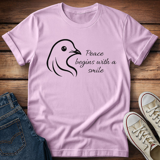 Dove Peace Begins with a Smile T-Shirt