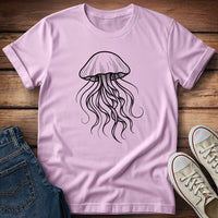 Line Drawn Jelly Fish T-Shirt