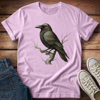 Crow on Branch T-Shirt