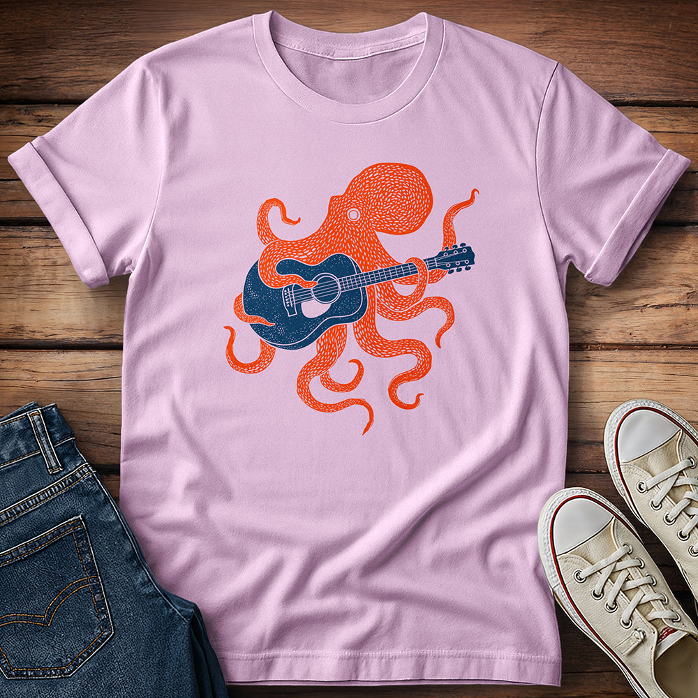 Octopus Playing Guitar T-Shirt