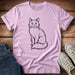 Line Art Cat T-Shirt
