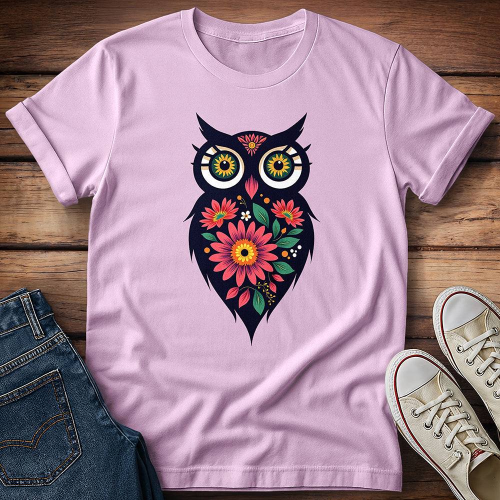 Floral Owl T-Shirt