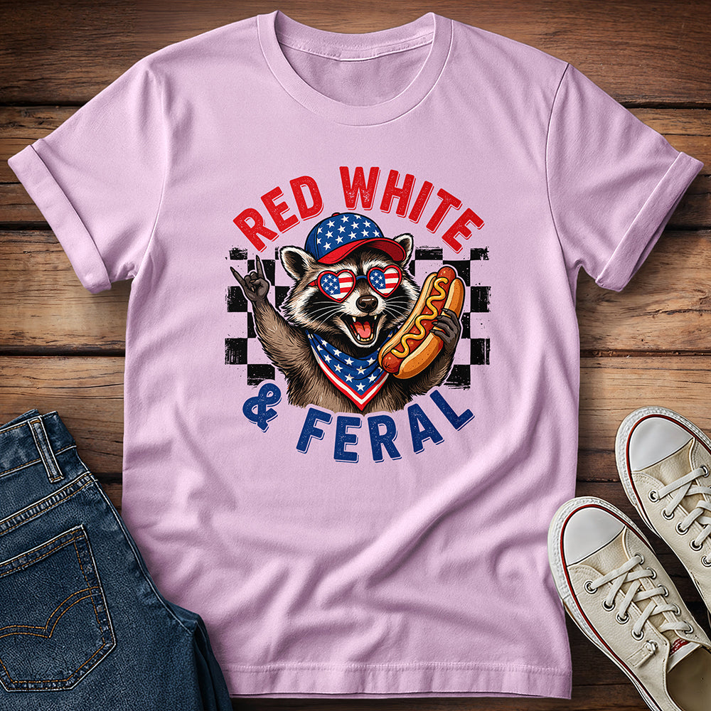 Red White & Feral T-Shirt