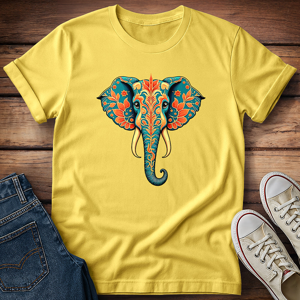 Turquoise Majesty Elephant T-Shirt