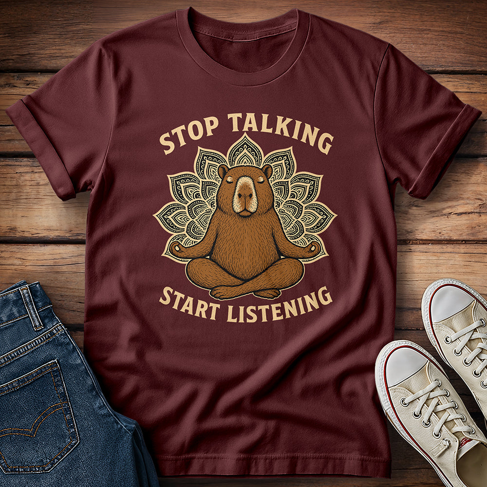 Peace, Quiet & Capybara Energy T-Shirt