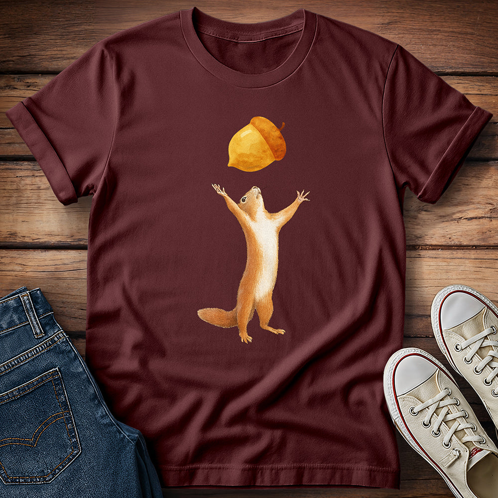 Squirrel and Giant Acorn T-Shirt