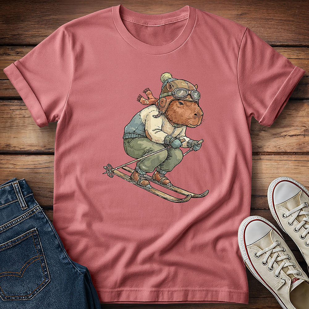Capybara Alpine Ski Club T-Shirt