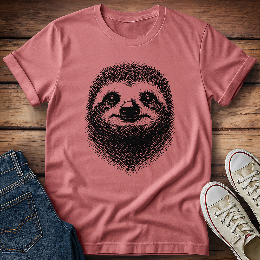 Stippled Sloth T- Shirt
