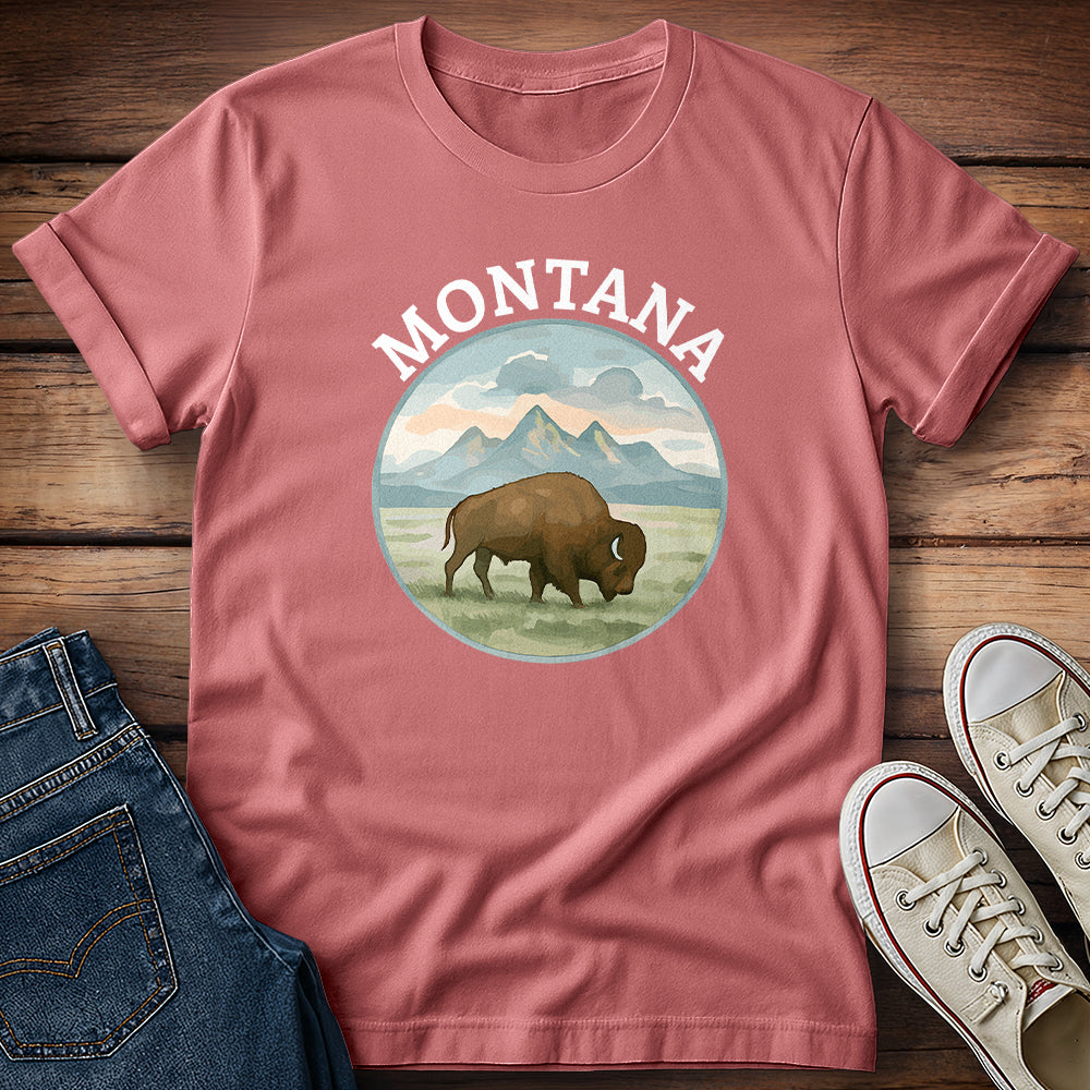 Montana Bison State of Mind T-Shirt