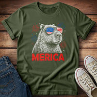 Merica Capybara T-Shirt