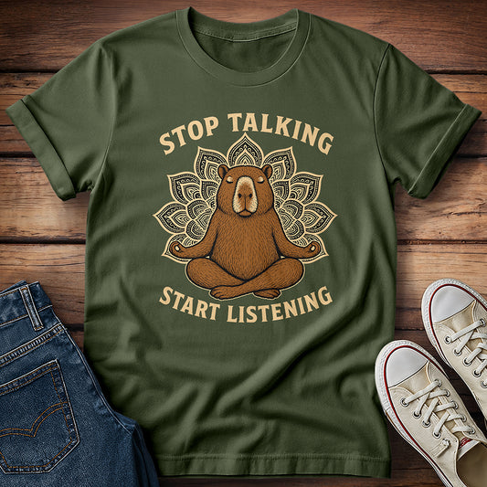 Peace, Quiet & Capybara Energy T-Shirt