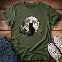Black Cat Moon T-Shirt