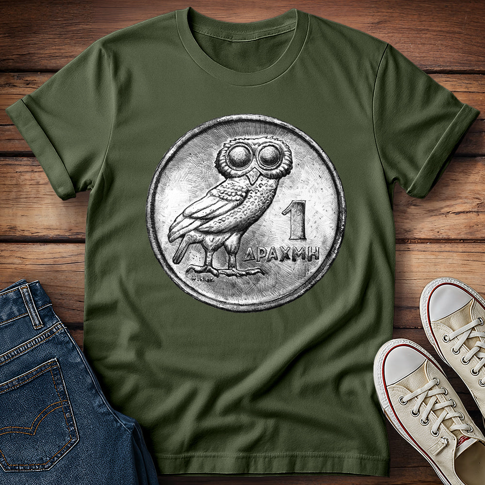 Greek Owl Coin T-Shirt