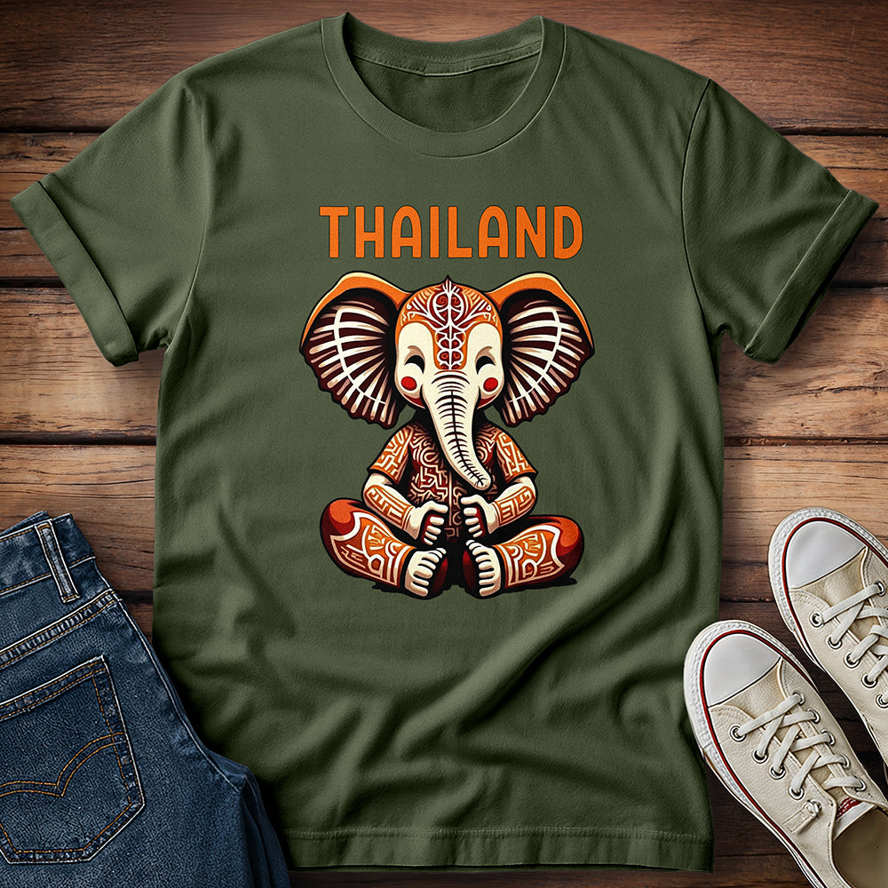 Meditating Elephant Thailand T-Shirt