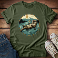 Otter Martini Happy Hour T-Shirt