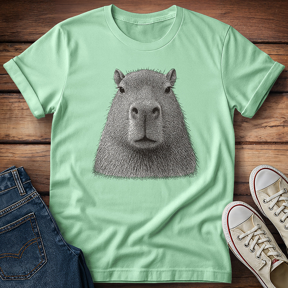 Stippled Capybara T-Shirt