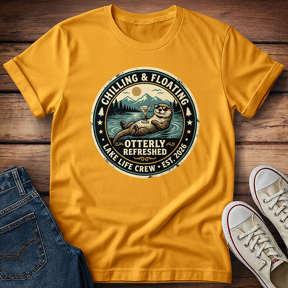 Otterly Refreshed - Lake Life Crew T-Shirt