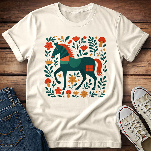 Cottagecore Horse T-Shirt