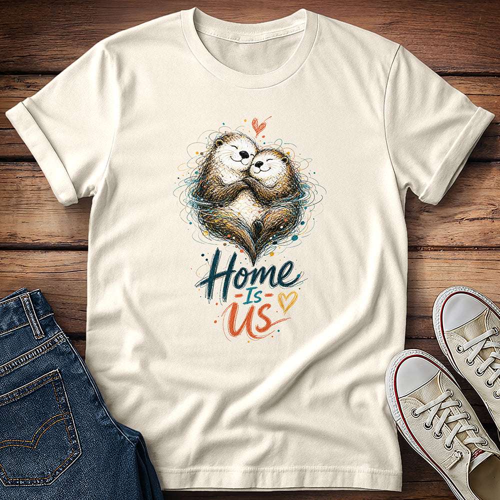 Otter Couple Goals - Home Is Us T-Shirt