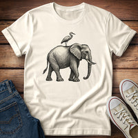 Elephant & Egret T-Shirt