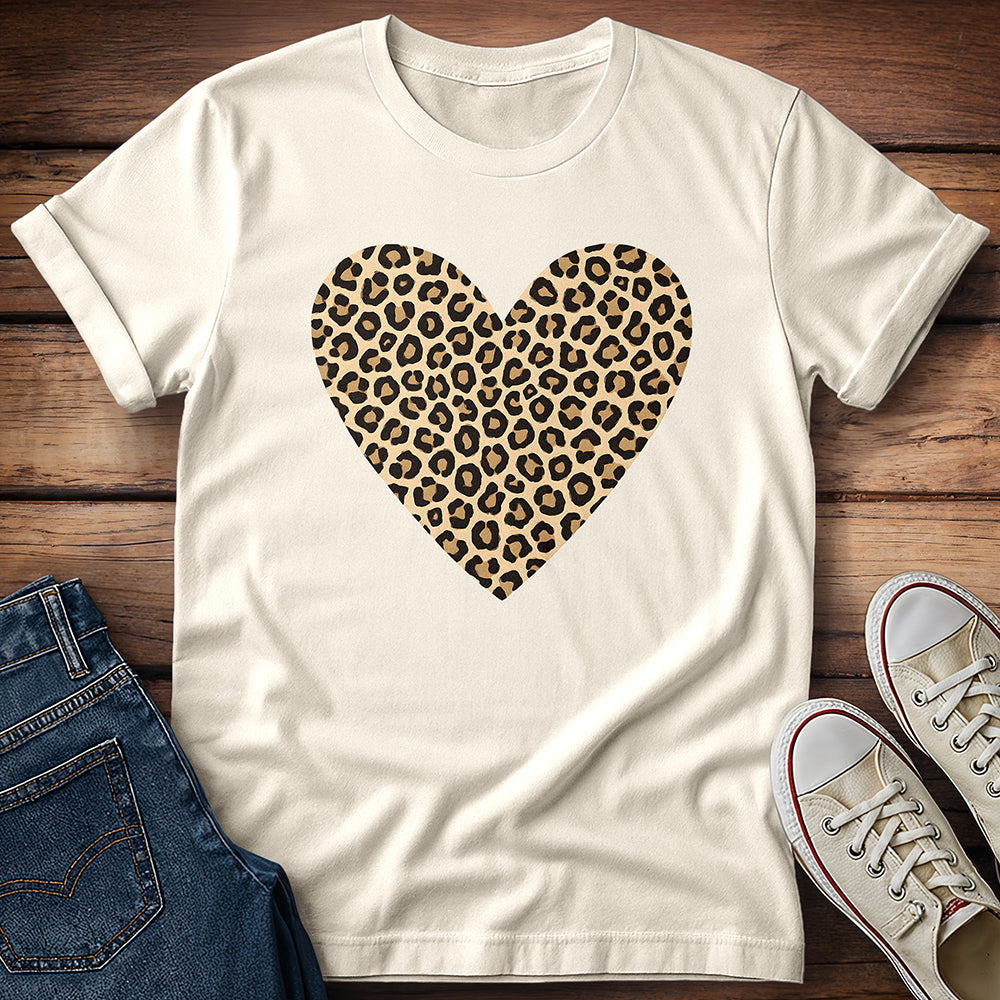 Leopard Heart T-Shirt