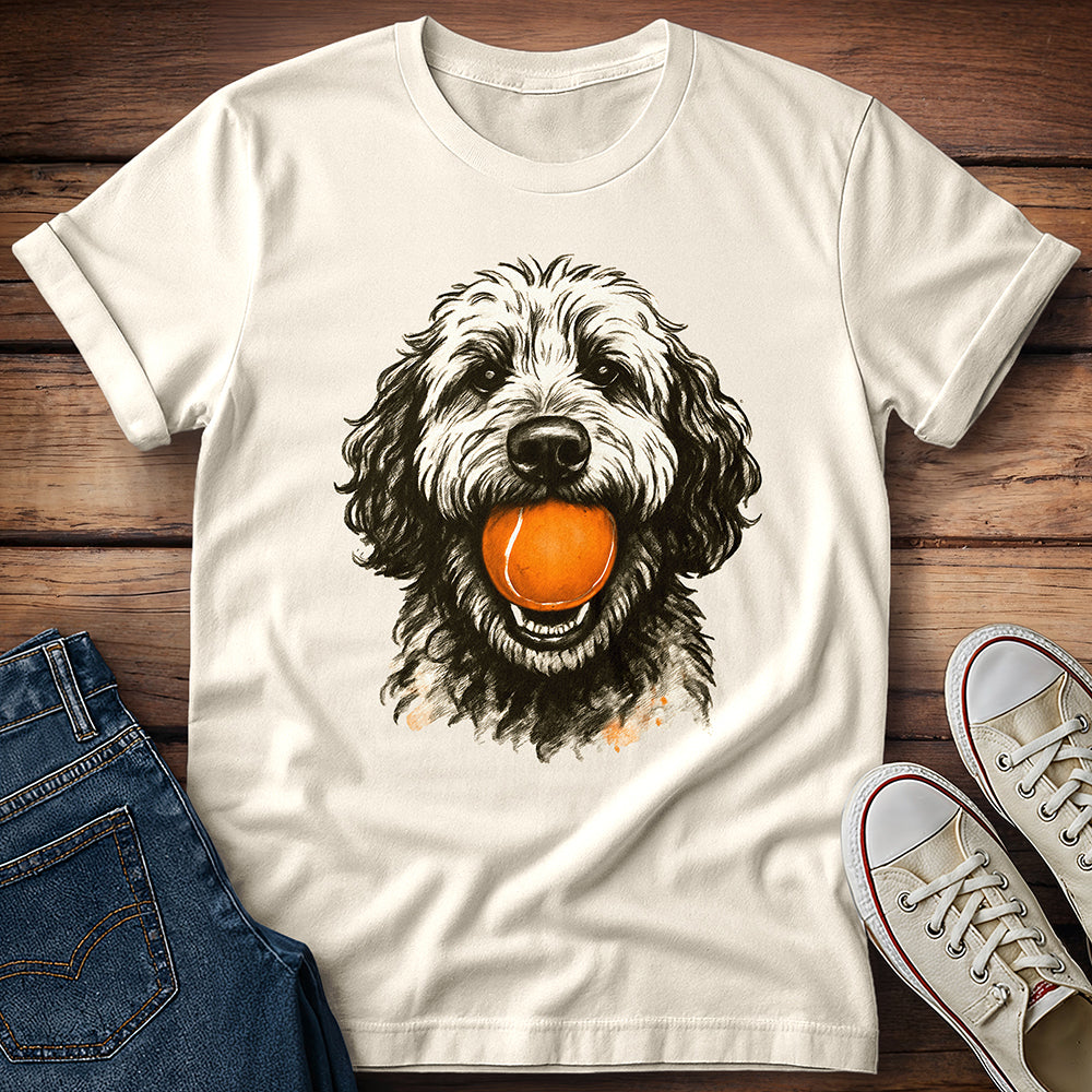 Doodle with Orange Ball T-Shirt