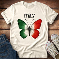 Italian Flag Butterfly T-Shirt