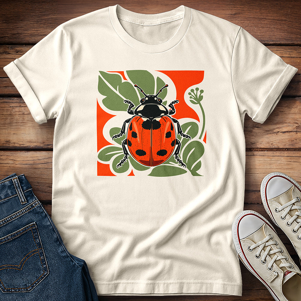 Floral Ladybug T-Shirt