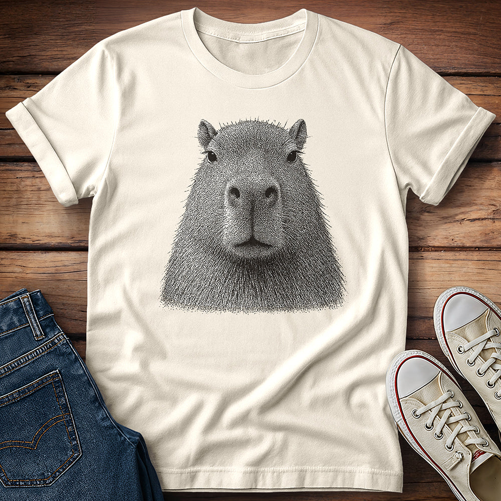Stippled Capybara T-Shirt