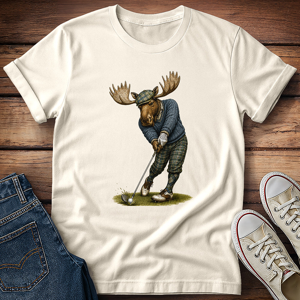 Golfing Moose T-Shirt