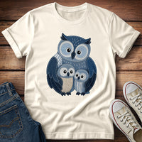 Patchwork - Owl Family T-Shirt
