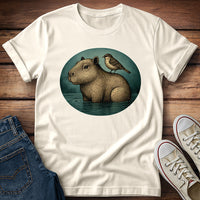 Capybara and Sparrow T-Shirt