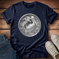 British Virgin Island Pelican Coin T-Shirt