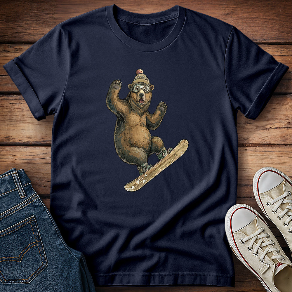 Bear Snowboarding T-Shirt