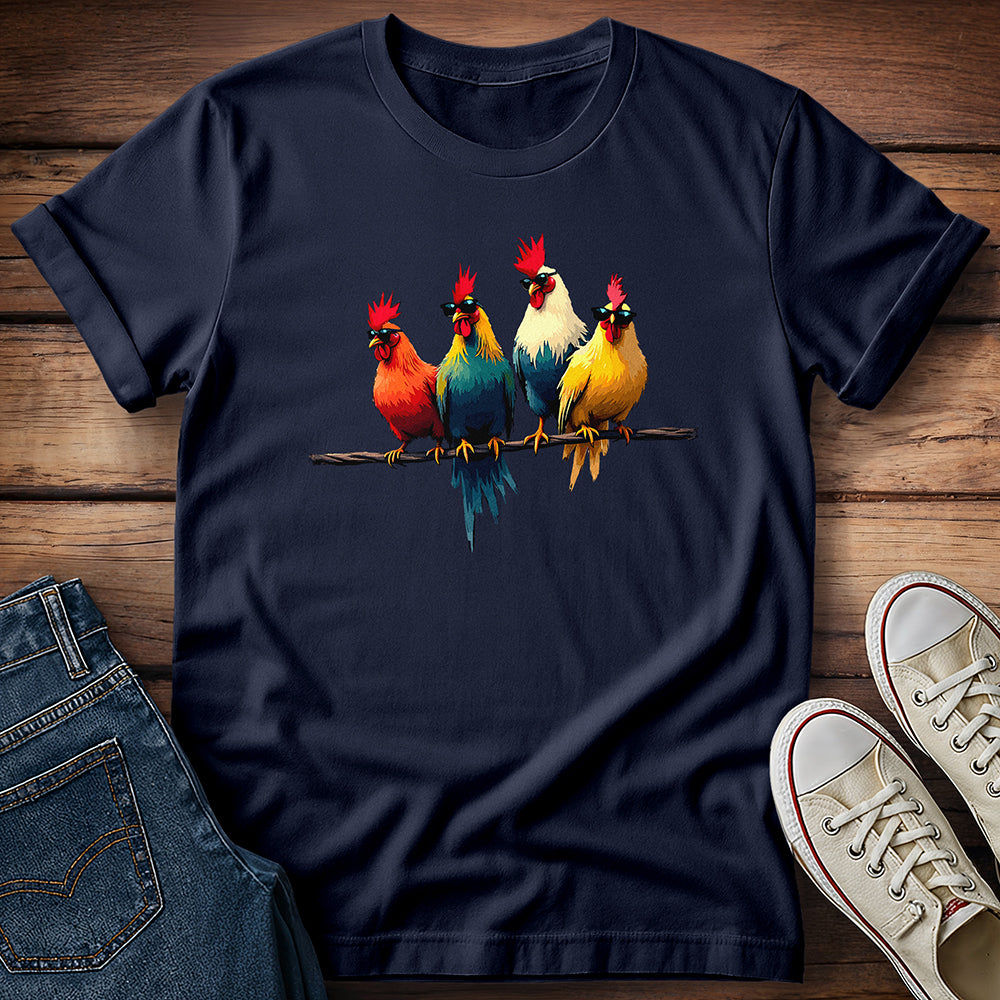 Retro Rooster Society T-Shirt