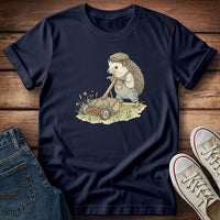 Hedgehog Mow Mode T-Shirt
