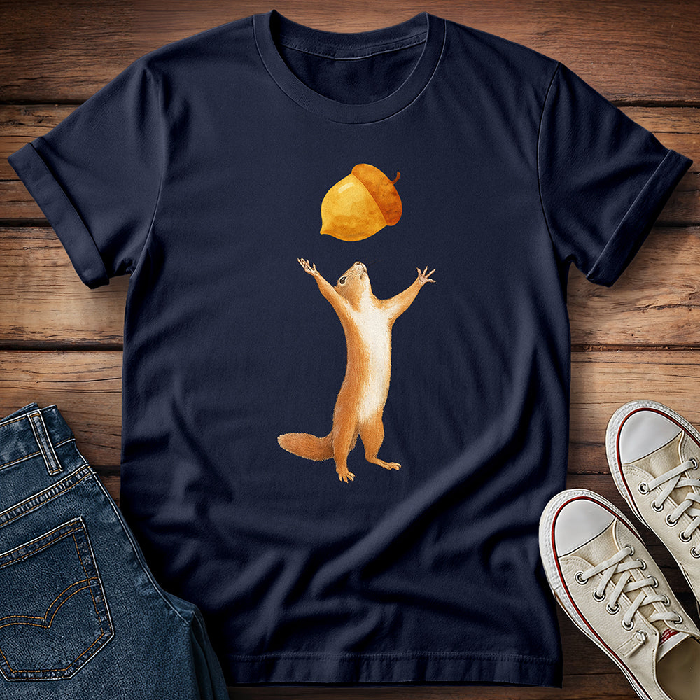 Squirrel and Giant Acorn T-Shirt