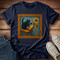 Van Gogh Cat T-Shirt