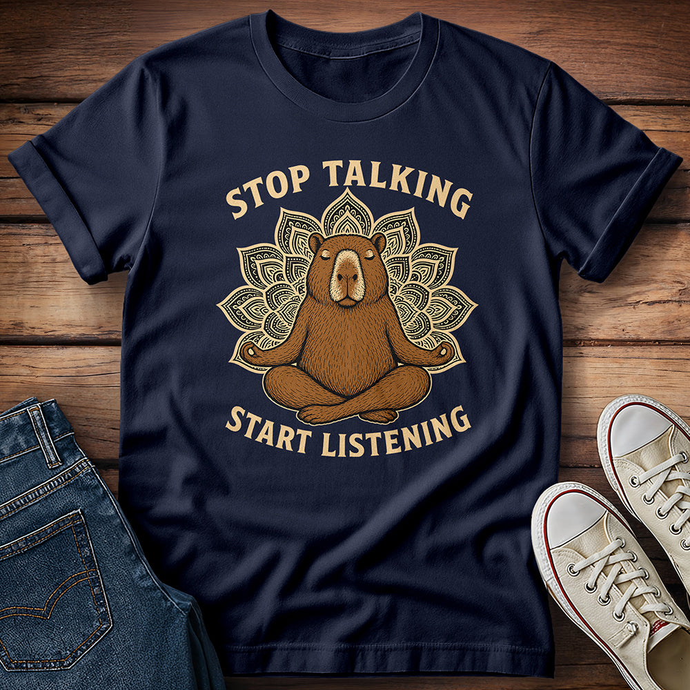 Peace, Quiet & Capybara Energy T-Shirt