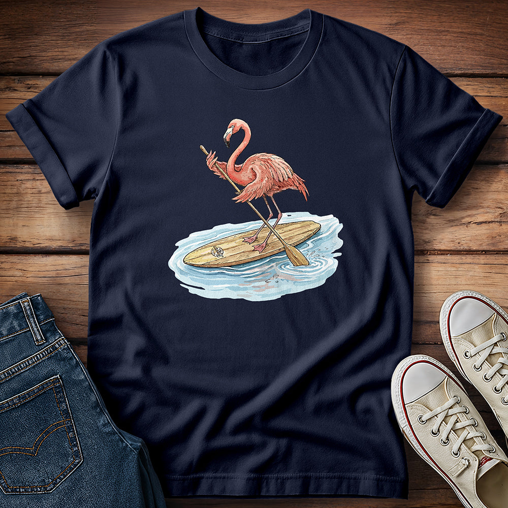 Flamingo Finds Its Balance T-Shirt