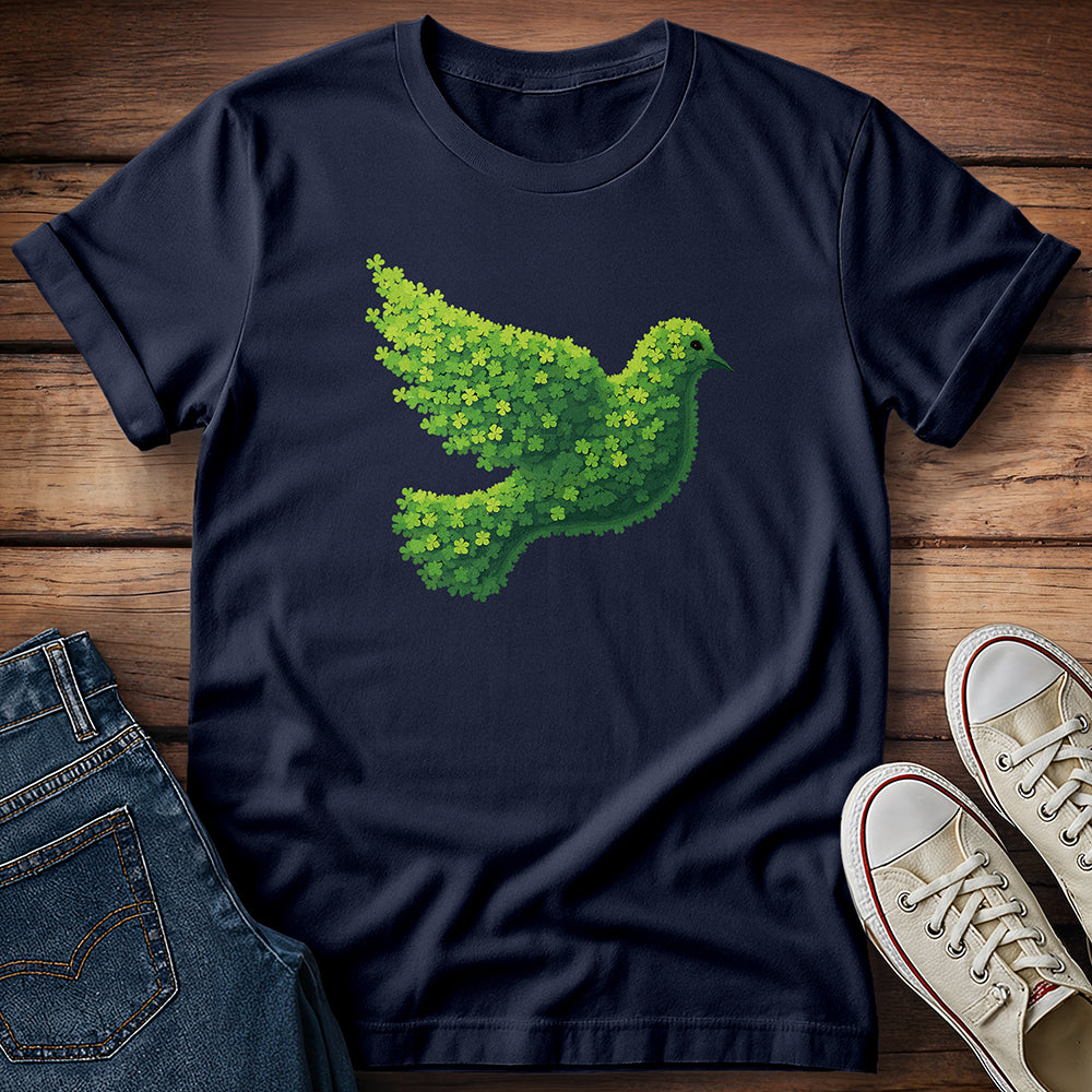 Shamrock Clover Dove T-Shirt