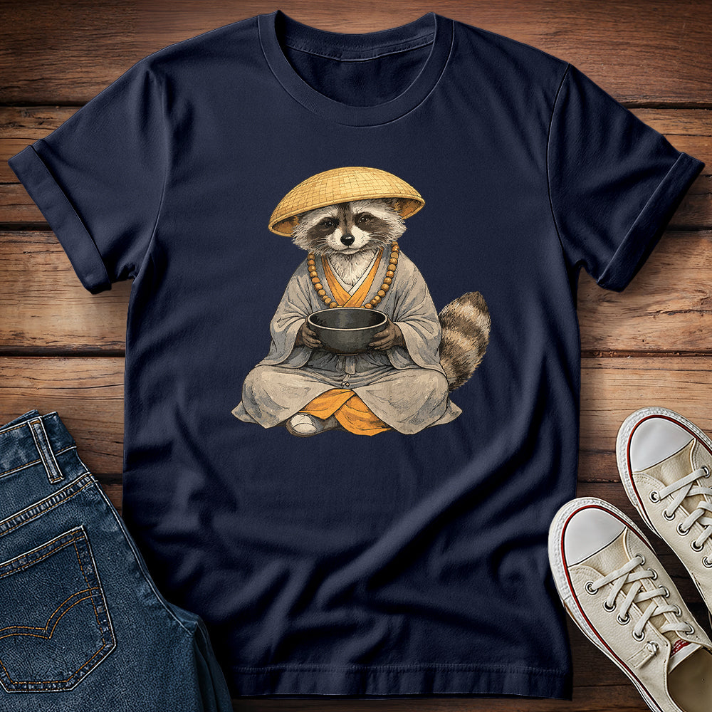 Zen Raccoon - Master of the Middle Path T-Shirt